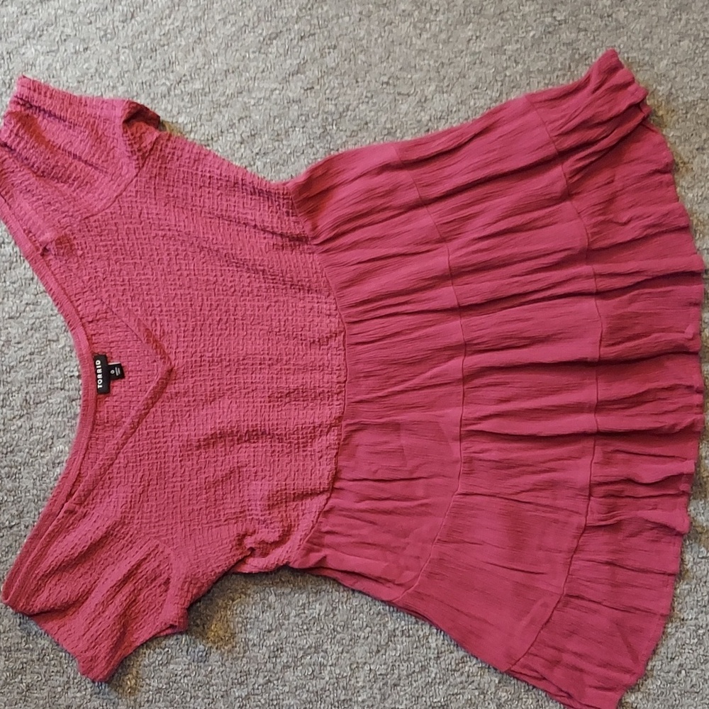 Torrid Off the Shoulder Babydoll Top